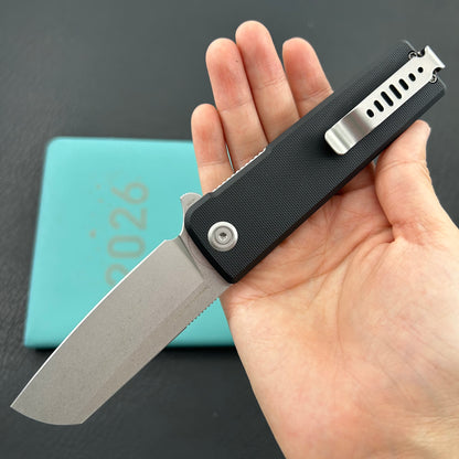 KUBEY knife KU317H Sailor Linerlock Black Folding Knife