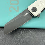 KUBEY knife KU317J Sailor Linerlock Black White Folding Knife