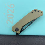 KUBEY knife KU331T Thalia Linerlock Black Green Folding Knife