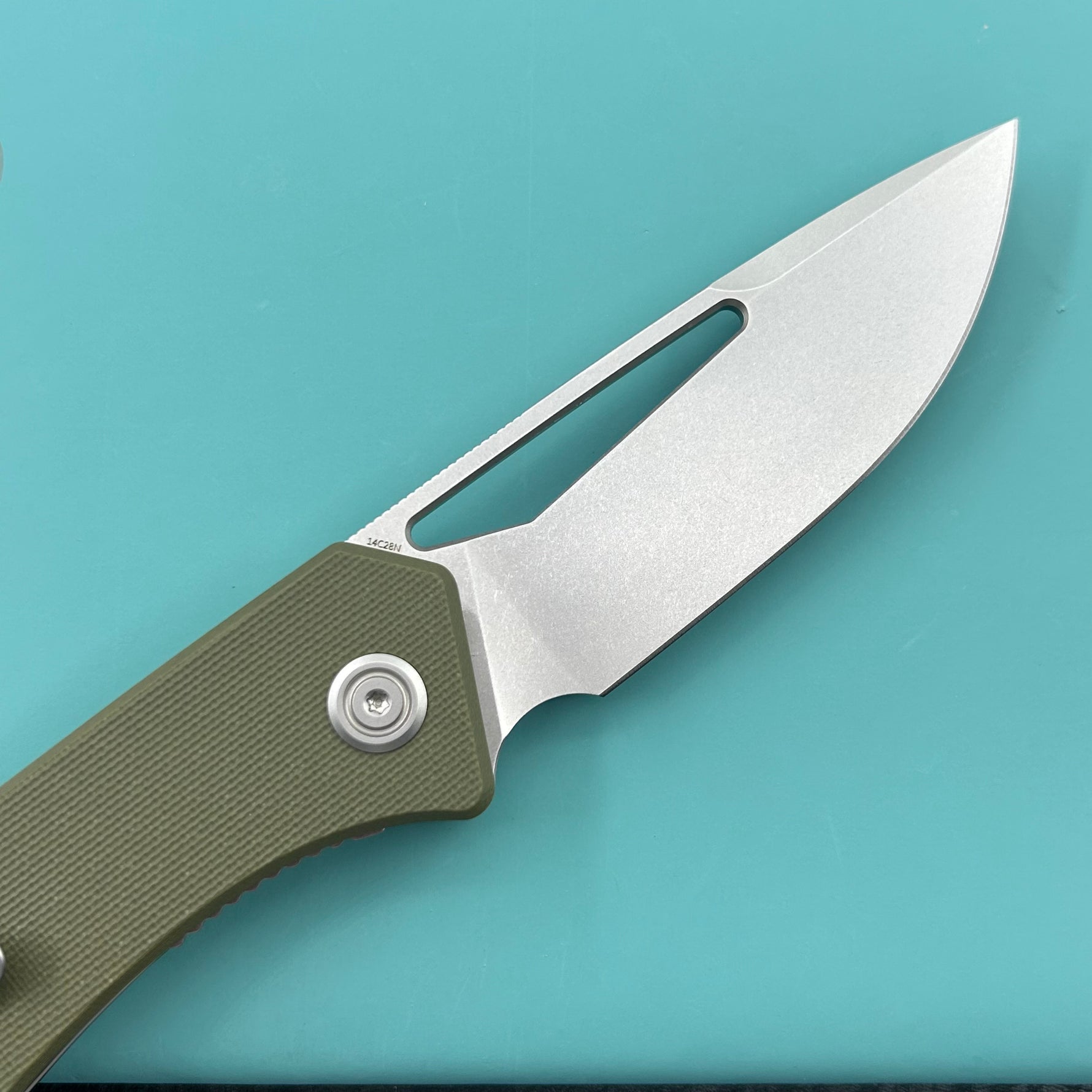 KUBEY knife KU331M Thalia Linerlock Green Folding Knife