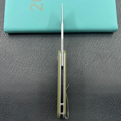 KUBEY knife KU331M Thalia Linerlock Green Folding Knife