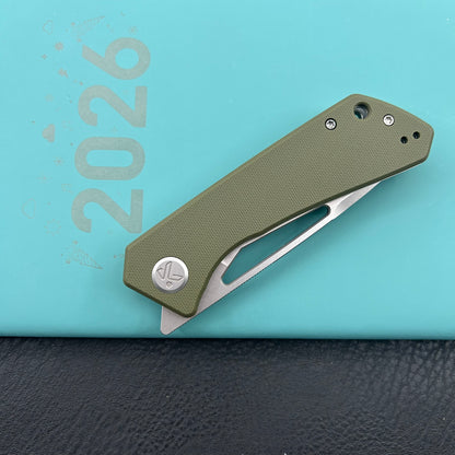 KUBEY knife KU331M Thalia Linerlock Green Folding Knife