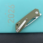KUBEY knife KU331M Thalia Linerlock Green Folding Knife