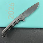 KB KNIVES KB389C Zazoo Folding Knife Regular DLC Titanium Handle 3.70'' Regular DLC M390 Blade