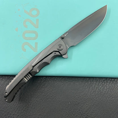KB KNIVES KB389C Zazoo Folding Knife Regular DLC Titanium Handle 3.70'' Regular DLC M390 Blade