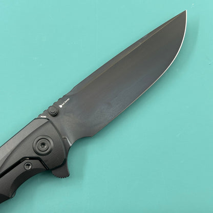 KB KNIVES KB389C Zazoo Folding Knife Regular DLC Titanium Handle 3.70'' Regular DLC M390 Blade