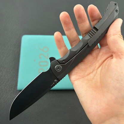 KB KNIVES KB389C Zazoo Folding Knife Regular DLC Titanium Handle 3.70'' Regular DLC M390 Blade