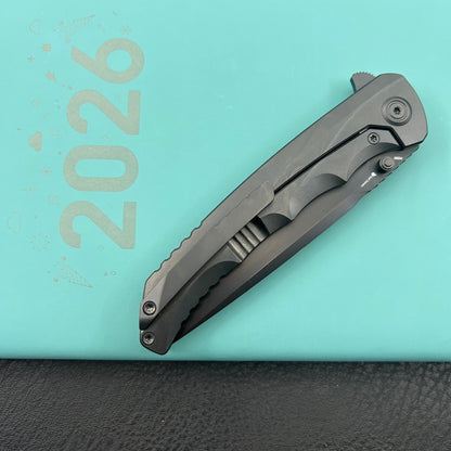 KB KNIVES KB389C Zazoo Folding Knife Regular DLC Titanium Handle 3.70'' Regular DLC M390 Blade