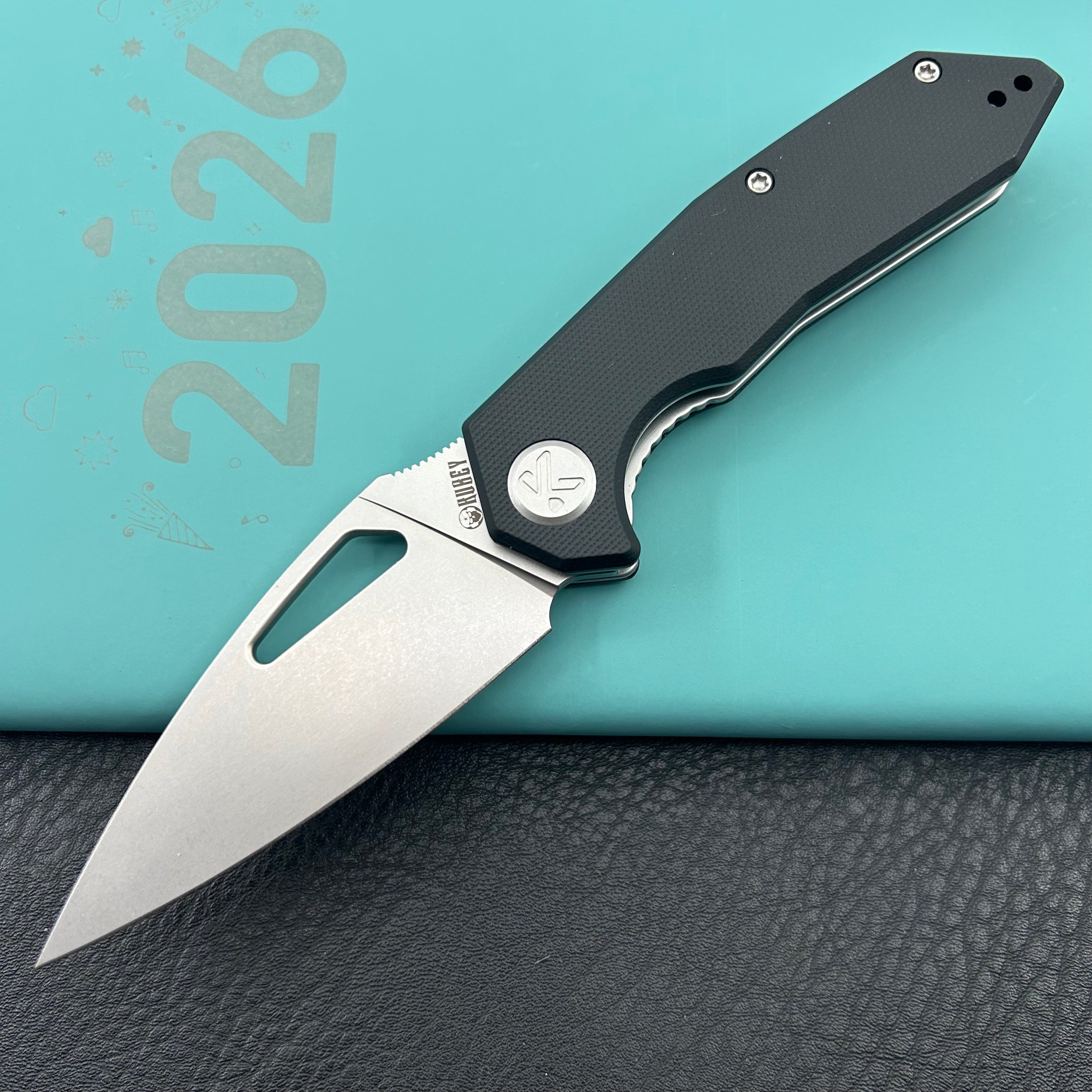 KUBEY knife KU122U Coeus Linerlock Black  Folding Knife