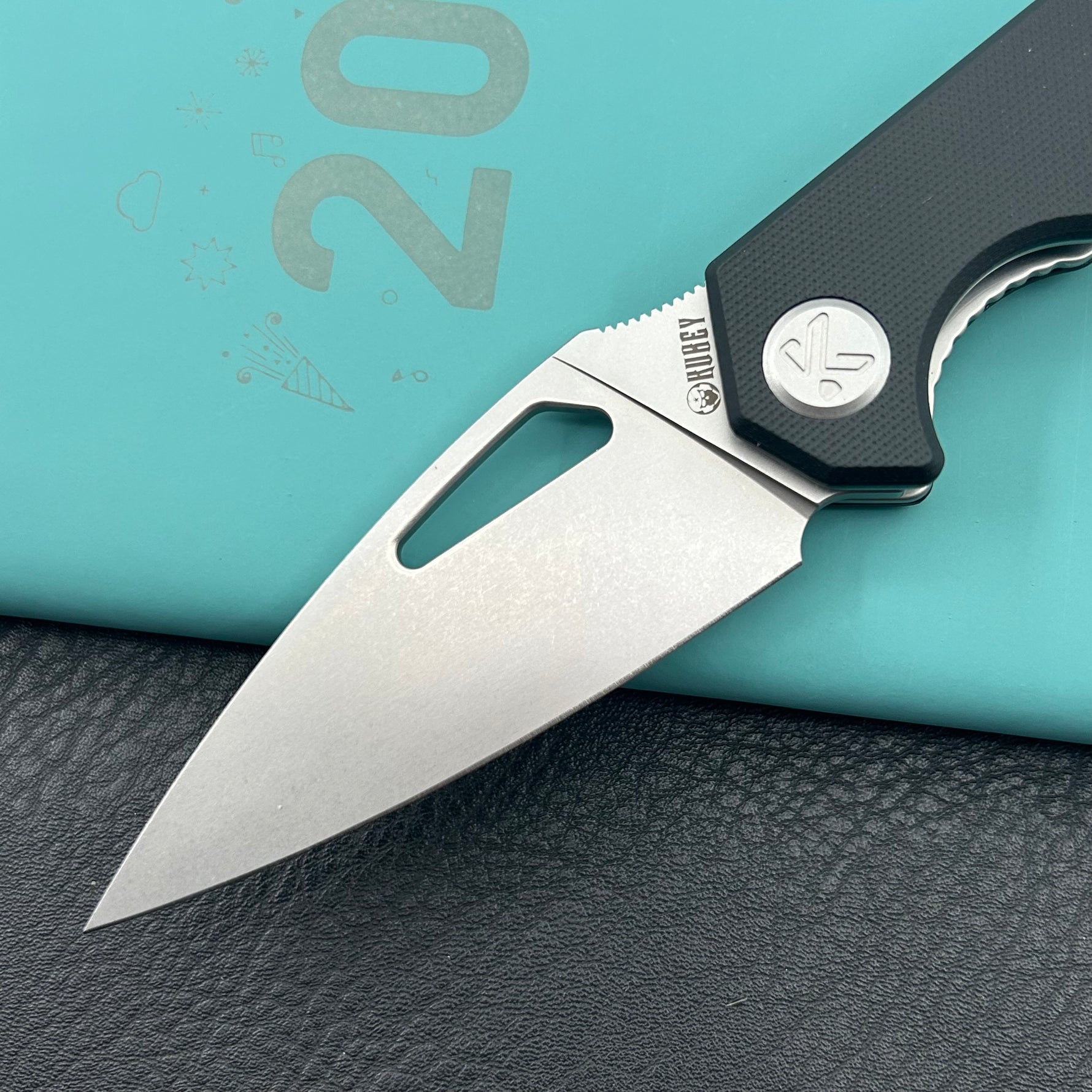KUBEY knife KU122U Coeus Linerlock Black  Folding Knife