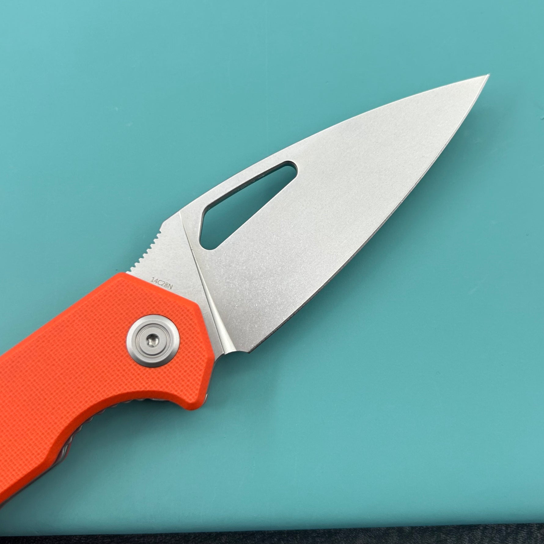 KUBEY knife KU122W Coeus Linerlock Orange  Folding Knife
