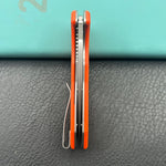 KUBEY knife KU122W Coeus Linerlock Orange  Folding Knife