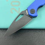 KUBEY knife KU122Y Coeus Linerlock Black Blue  Folding Knife