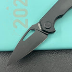 KUBEY knife KU122X Coeus Linerlock Blackout  Folding Knife