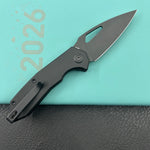 KUBEY knife KU122X Coeus Linerlock Blackout  Folding Knife