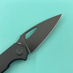 KUBEY knife KU122X Coeus Linerlock Blackout  Folding Knife