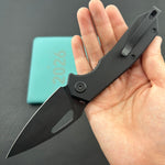 KUBEY knife KU122X Coeus Linerlock Blackout  Folding Knife