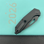 KUBEY knife KU122X Coeus Linerlock Blackout  Folding Knife
