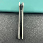 KUBEY knife KU122Z Coeus Linerlock Black White  Folding Knife