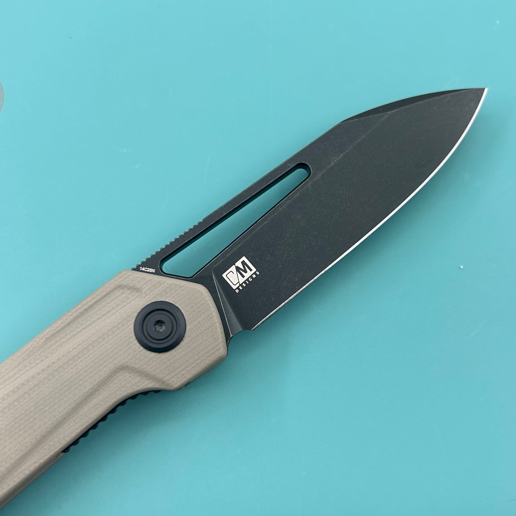KUBEY knife KU321V Royal Linerlock Black Tan   Folding Knife