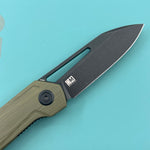 KUBEY knife KU321W Royal Linerlock Black Green   Folding Knife