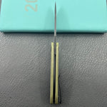 KUBEY knife KU321W Royal Linerlock Black Green   Folding Knife