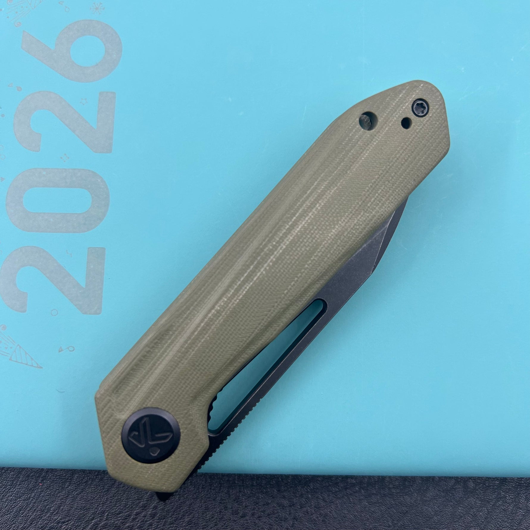KUBEY knife KU321W Royal Linerlock Black Green   Folding Knife