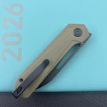 KUBEY knife KU321W Royal Linerlock Black Green   Folding Knife