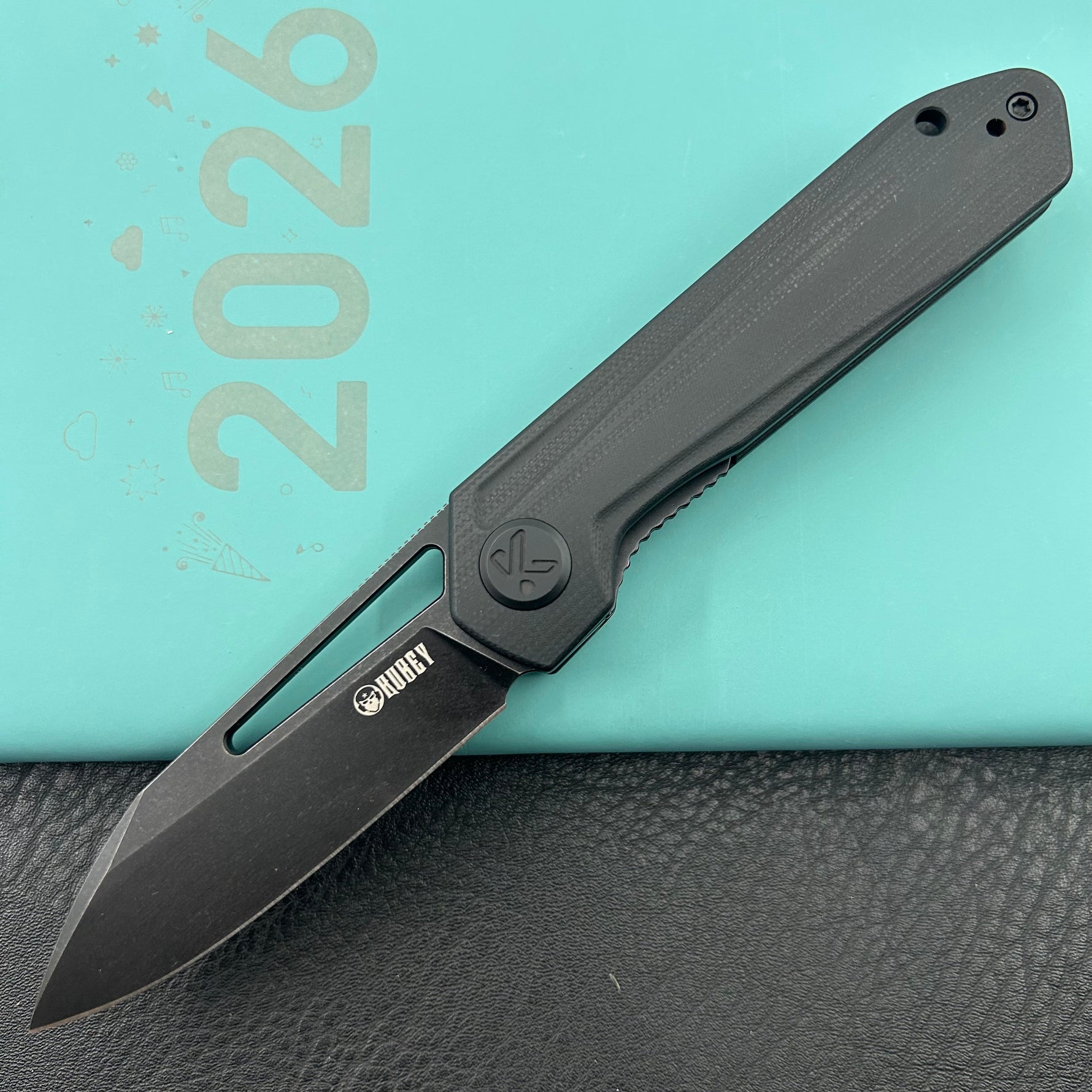 KUBEY knife KU321X Royal Linerlock Blackout  Folding Knife