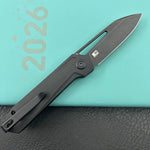 KUBEY knife KU321X Royal Linerlock Blackout  Folding Knife