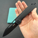 KUBEY knife KU321X Royal Linerlock Blackout  Folding Knife