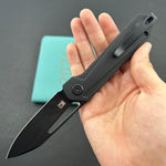 KUBEY knife KU321X Royal Linerlock Blackout  Folding Knife