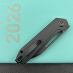 KUBEY knife KU321X Royal Linerlock Blackout  Folding Knife