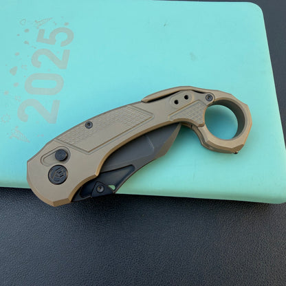 KB Knives  KB463C Tactical Toucan Folding Knife Darkwash Titanium Handle 2.36'' Darkwash 20CV Blade