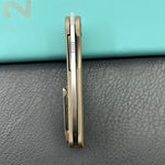 KB KNIVES KB354D Decimal Folding Knife Bronze Titanium Handle 3.15" Belt Satin M390 Blade
