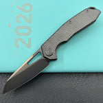 KB KNIVES KB284L Vagrant Folding Knife Regular DLC Titanium Handle 3.15" Regular DLC M390 Blade