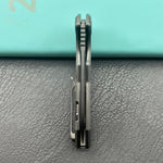 KB KNIVES KB284L Vagrant Folding Knife Regular DLC Titanium Handle 3.15" Regular DLC M390 Blade