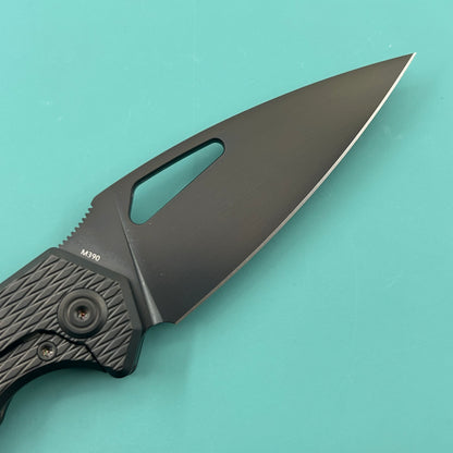 KB KNIVES KB286E Coeus Outdoor Folding Knife Regulr DLC Titanium Handle 3.11" Regular DLC M390 Blade