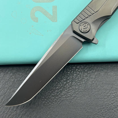 KB KNIVES  KB429C Pyramid Folding Knife Regular DLC Titanium Handle 3.54'' Regular DLC M390 Blade