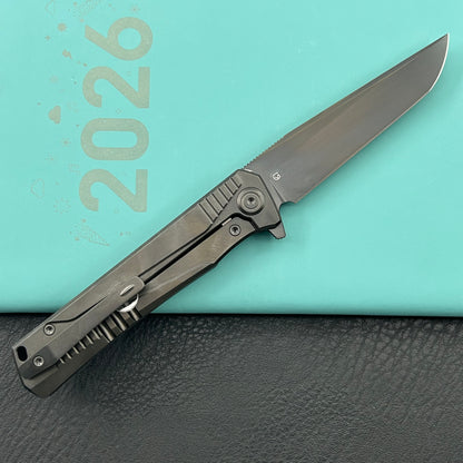 KB KNIVES  KB429C Pyramid Folding Knife Regular DLC Titanium Handle 3.54'' Regular DLC M390 Blade