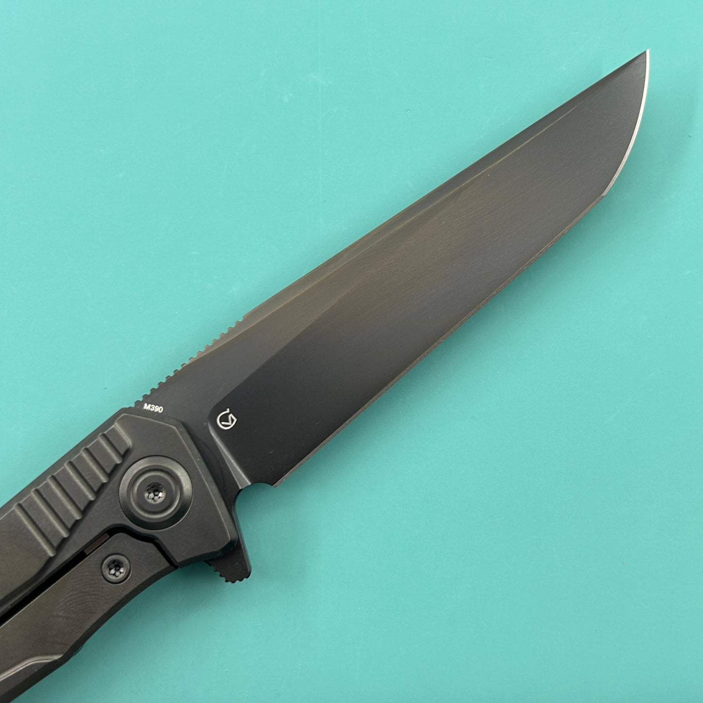 KB KNIVES  KB429C Pyramid Folding Knife Regular DLC Titanium Handle 3.54'' Regular DLC M390 Blade
