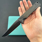 KB KNIVES  KB429C Pyramid Folding Knife Regular DLC Titanium Handle 3.54'' Regular DLC M390 Blade