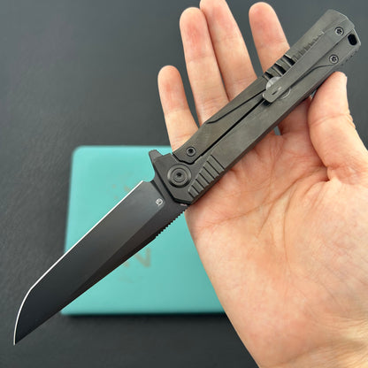 KB KNIVES  KB429C Pyramid Folding Knife Regular DLC Titanium Handle 3.54'' Regular DLC M390 Blade