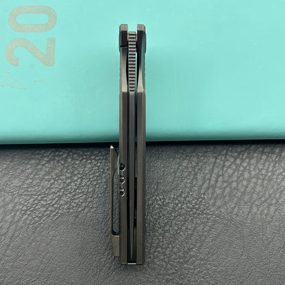 KB KNIVES  KB429C Pyramid Folding Knife Regular DLC Titanium Handle 3.54'' Regular DLC M390 Blade