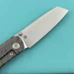 KB KNIVES KB419B Protocol Folding Knife Flame Titanium Handle 3.35'' Bead Blasting M390