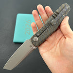 KB KNIVES KB419B Protocol Folding Knife Flame Titanium Handle 3.35'' Bead Blasting M390