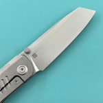 KB KNIVES KB419A Protocol Folding Knife Gray Titanium Handle 3.35'' Sandblast M390 Blade