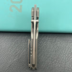 KB KNIVES KB419A Protocol Folding Knife Gray Titanium Handle 3.35'' Sandblast M390 Blade