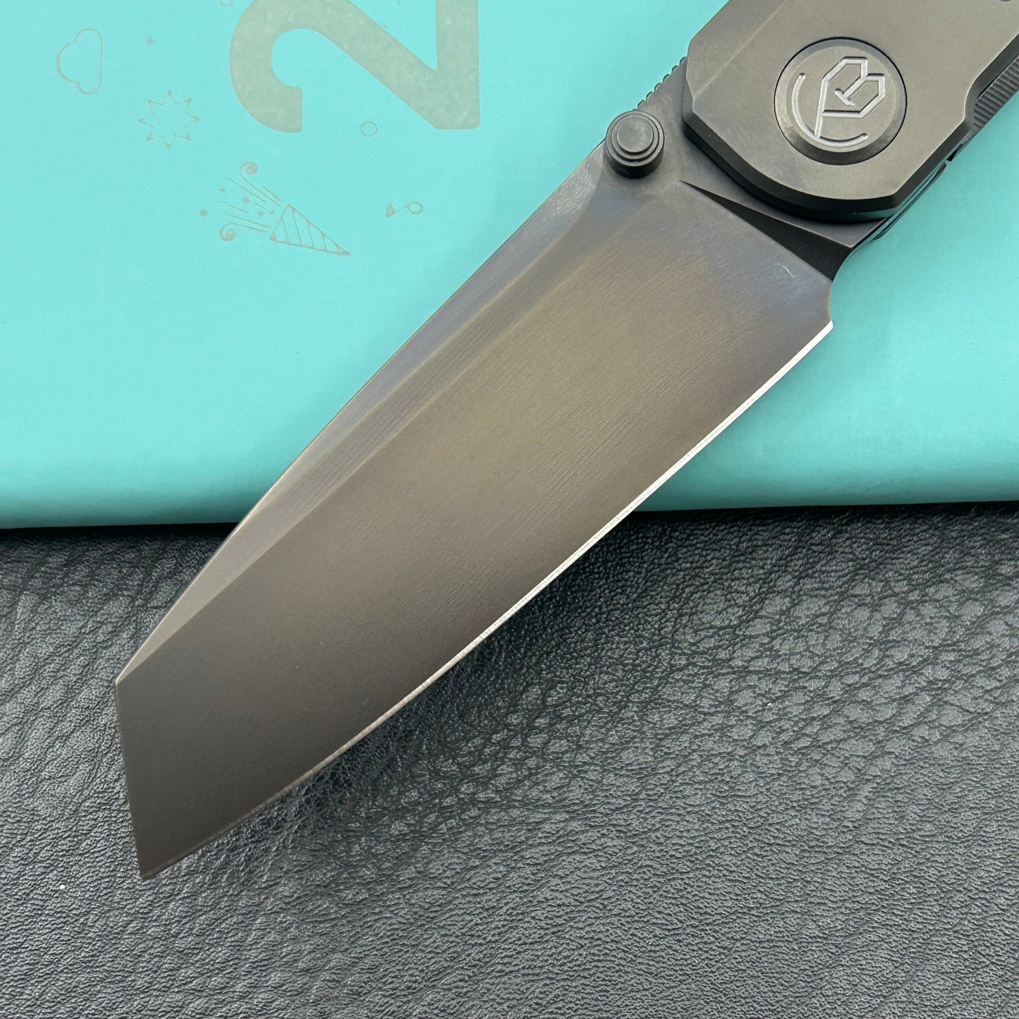 KB KNIVES KB419C Protocol Folding Knife Regular DLC Titanium Handle 3.35'' Regular DLC M390