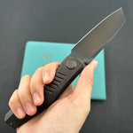 KB KNIVES KB419C Protocol Folding Knife Regular DLC Titanium Handle 3.35'' Regular DLC M390